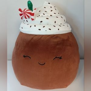 Squishmallows 16" Marsha the Peppermint Latte with Closed Eyes Plush Toy